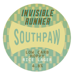 Invisible Runner - Low-carb Hoppy Rice Lager 4.8%