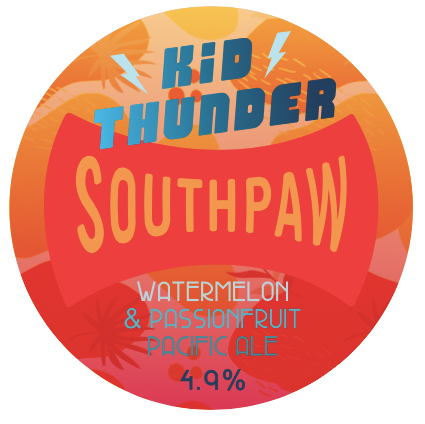 Floral Series: Kid Thunder - Watermelon & Passionfruit Pacific Ale 4.9%