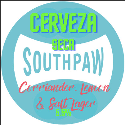 Cerveza Seca - Coriander, Lemon & Salt Lager 5.5%