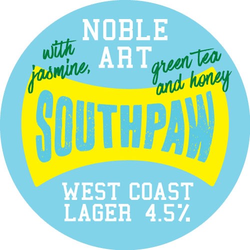 Noble Art - West Coast Lager with Jasmine and Green Tea 4.5%