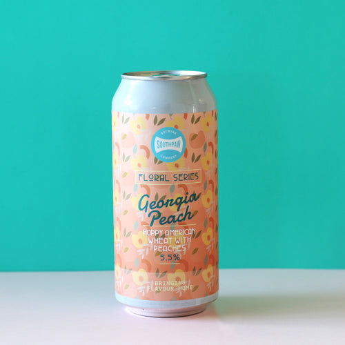 Floral Series: Georgia Peach Hoppy American Wheat with Peaches 5.5% 440ml